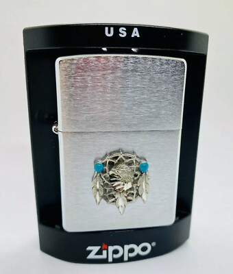 Zippo Traumfänger, Indianer, Adlerkopf, Federn (2007)