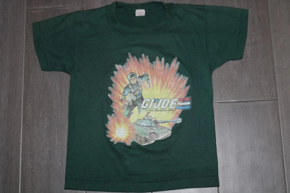 VINTAGE 80s UNDEROOS GI JOE YOUTH BOYS T SHIRT GRAPHIC TEE 1982 HASBRO TANK RARE - Image 2 of 4