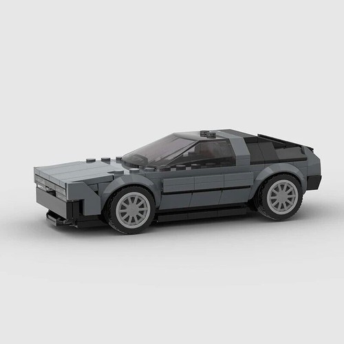 Coche MOC LEGO: DeLorean DMC-12 Regreso al Futuro Speed Champions Estilo Niños Regalo Lo último - Imagen 2 de 7