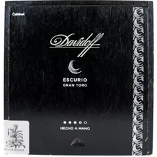 Davidoff Escurio Gran Toro Empty Wooden Cigar Box 6" x 6" x 2.25"