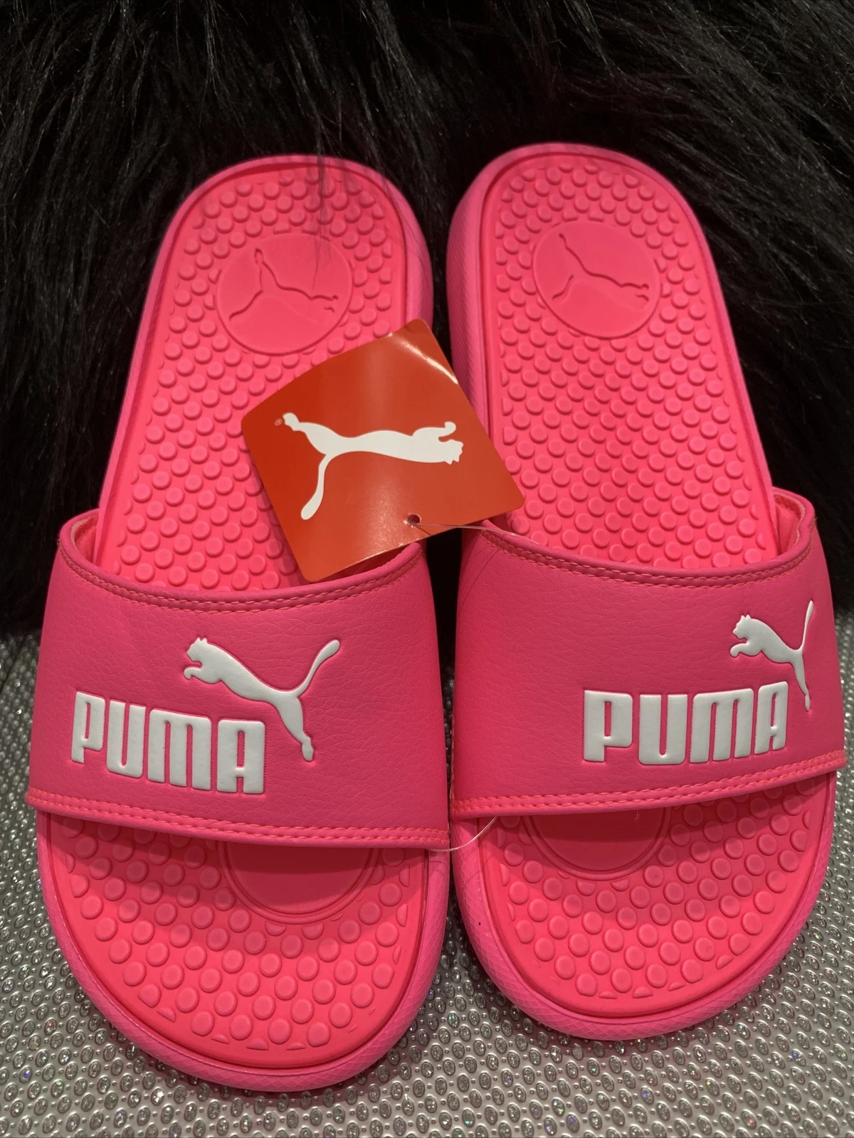 PUMA COOL CAT SLIDE SANDALI DONNA ROSA TAGLIA 6M NUOVI