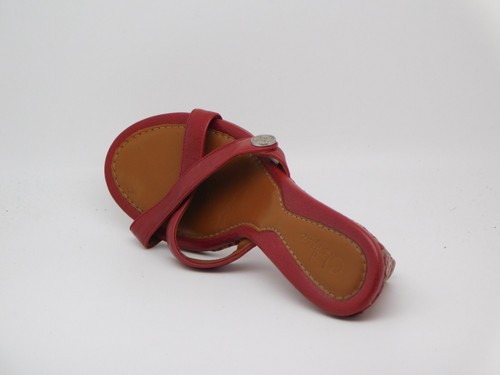 Cole Haan Footwear Women Leather Criss Cross Sandals Wedge Heel Logo Size 8.5 - Picture 6 of 11