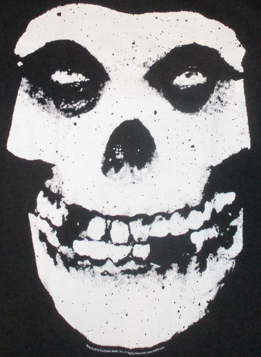 Misfits スカルデザイン Tシャツ Mサイズ Misfits Skull With Logo T Shirt Mens Medium M Official New