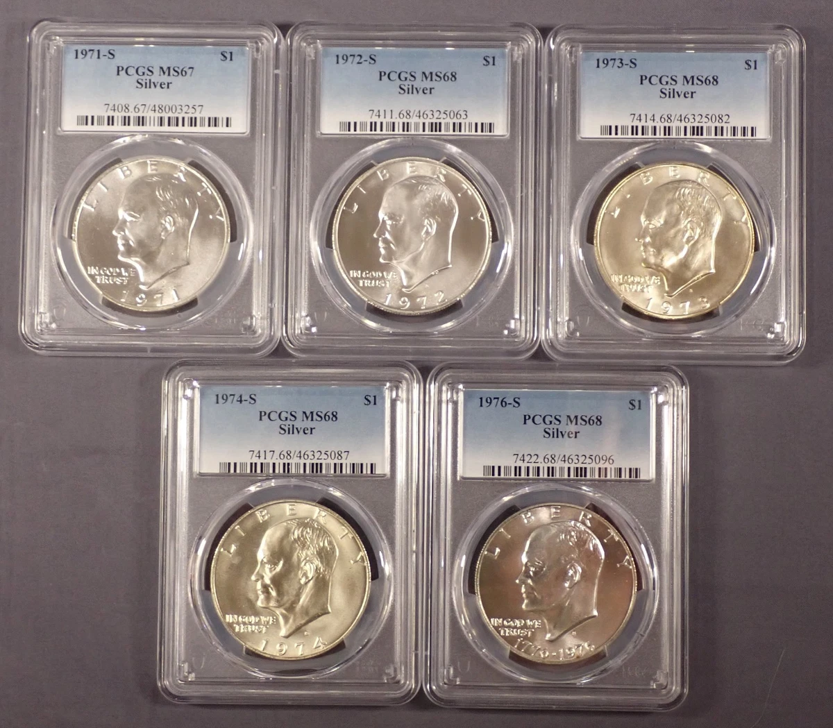 MS 67 Graded 1976 Eisenhower Dollars (1971-1978) for sale | eBay