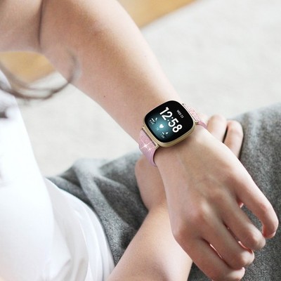 Kompatibel mit Fitbit 3 Uhrenband Bling Silikon Ersatzband