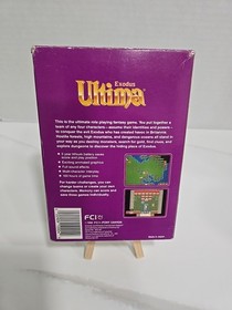 Ultima Exodus Nintendo NES Complete in Box CIB w/ Manual & Poster TESTED VGC