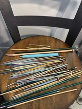 Mixed Lot of 50 Knitting Needles Colored Metal Aluminum Boye  Hero