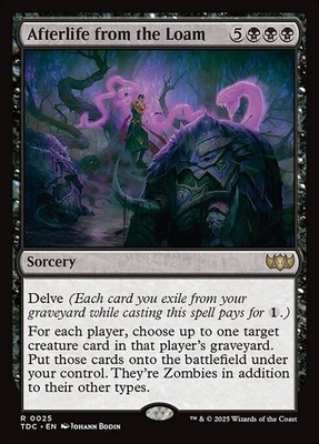 Afterlife from the Loam - 25 - TDC - Near Mint - MTG
