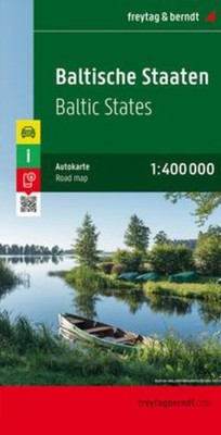 Baltische Staaten / Baltic States 1 : 400 000 Autokarte | freytag & berndt
