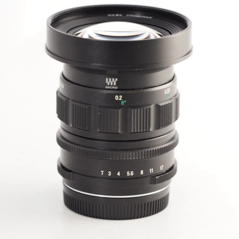 Kowa Prominar 8,5 mm f/2,8 negro micro cuatro tercios [casi como nuevo con caja] #13568 Foto 3 de 4