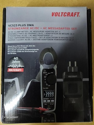 Voltcraft VC523 PLUS DMA Stromzange AC/DC + Messadapter SET NEU