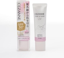 Cezanne UV Tone Up Base Rosa 30g Maquillaje Base Cutis Piel FPS 50+/PA++++++