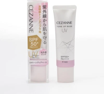 Cezanne UV Tone Up Base Pink 30g Makeup Base Complexion Skin SPF 50+/PA++++++ - image 1 of 4