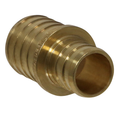 25 Pack  XFITTING 1'' x 3/4'' Pex Coupling, Pex Reducing Coupling, Lead Free Brass
