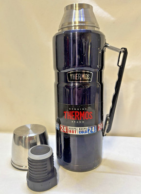 Thermos Stainless King 40oz Vacuum Insulated Beverage Bottle Midnight Blue