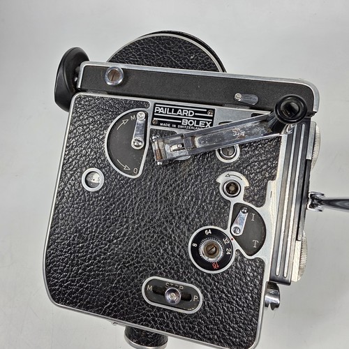 Corpo fotocamera vintage Paillard Bolex H16 reflex 16 mm con extra - Foto 11 di 24