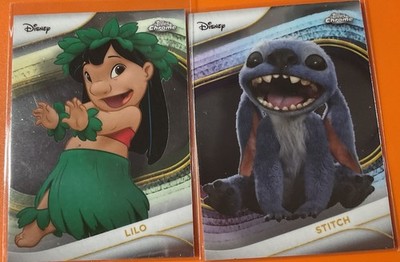 2025 Disney Topps Chrome  #199 & 200 LILO & STITCH From the Movie