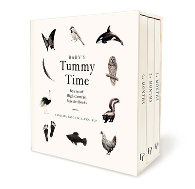 Baby's Tummy Time Book Box Set: A 3-Book Box Set Of High-Con...