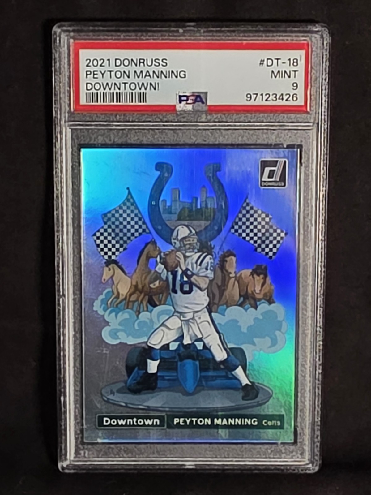 2021 Peyton Manning Downtown - PSA 9 - Mint Condition 