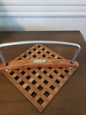 Vintage Teak Napkin Holder By Trip Trap Danish Design 1970s