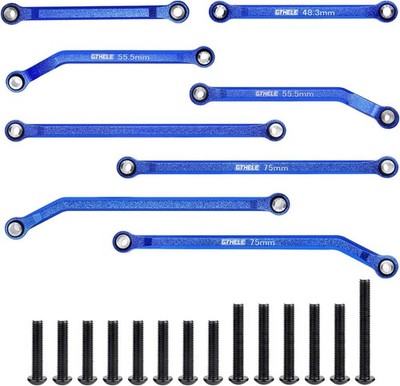 High Clearance 4 Links Set Aluminum Linkage for Traxxas 1/18 TRX4M Upgrade Parts