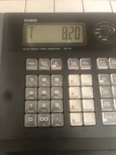 Casio SE G1 Electronic Cash Register Keys Manual 3 Bill 5 Coin Removable Tray