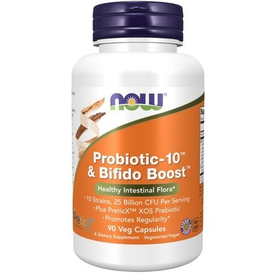 Probiotic-10 & Bifido Boost 90 Veg Kapseln Darmflora Now Foods