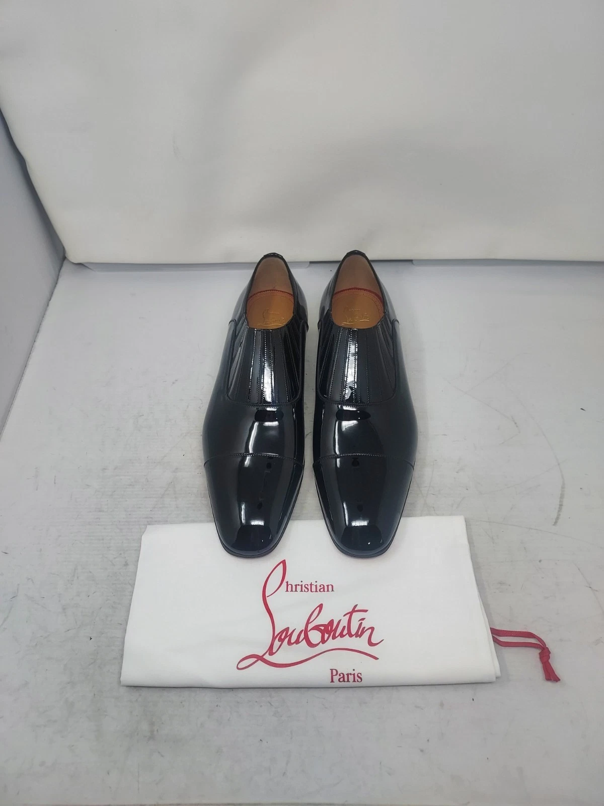 Christian Louboutin — Christian Louboutin EU 44.5 US 11.5 NEW Greg on MENS Flat Patent Leather Shoe