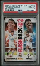 2024 PANINI MEGACRACKS MGK LALIGA EA SPORTS CRISTIANO RONALDO/VINICIUS PSA 10