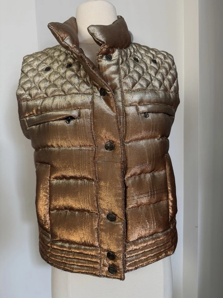 Chaleco Just Cavalli con piel real talla 40 Foto 2 de 4