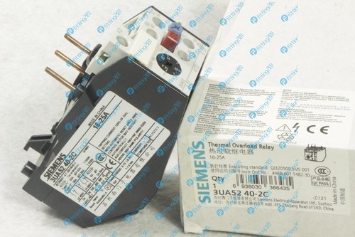 New In Box SIEMENS 3UA5240-2C 3UA52 40-2C Thermal Overload Relay