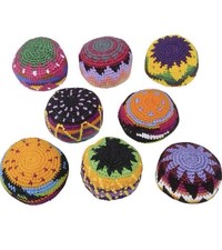 Rhode Island Novelty 2  Hacky Sack Kick Bags Guatemalan Footbag Assortment 1Pc