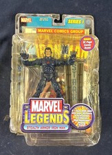 MARVEL LEGENDS Stealth IRON MAN 6 Variant action figure Series 1 TOY BIZ MIP