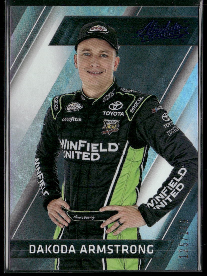 2017 Panini Absolute #38 Dakoda Armstrong Spectrum Blue #/199