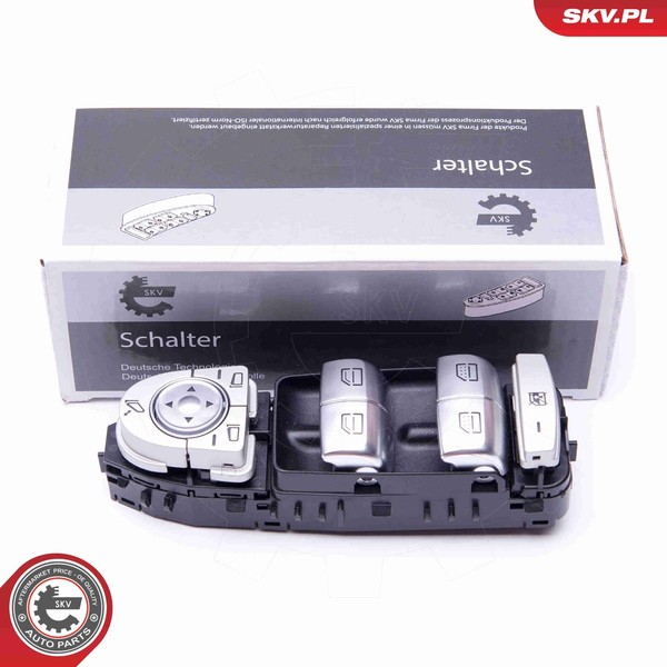 Schalter Fensterheber Esen SKV 37SKV050 12V FüR Mercedes Klasse W213 Model S213-image