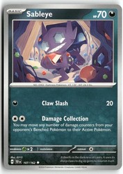 Sableye 107/162 Temporal Forces Uncommon