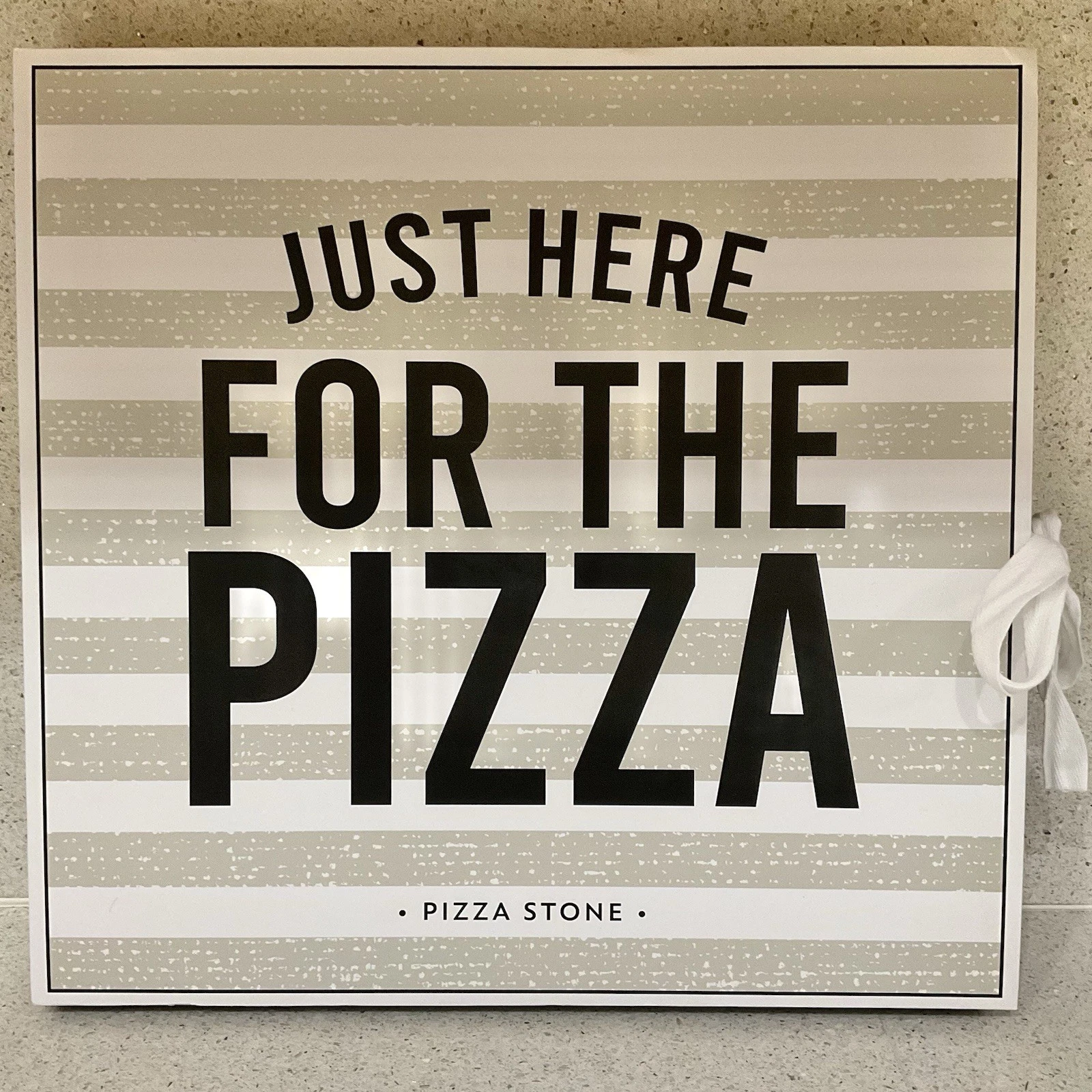 Santa Barbara Design Studio Pizza Stone & Stand Set 13" Here for the Pizza NIB
Opens in a new window