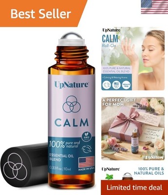 Relaxation Essential: Calm Aromatherapy Roll-On for Stress Relief - 0.33 Fl Oz