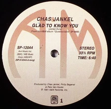 JANKEL, Chas - Glad To Know You - Vinyl (12")