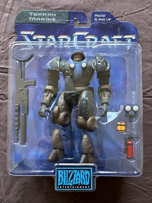 BLIZZARD STARCRAFT TERRAN MARINE ACTION FIGURE 1998 NIB SEALED