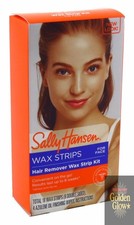 Sally Hansen Hair Remover Wax Strip Kit For Face Pack of 2 