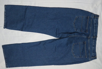 FADED GLORY MENS BLUE JEANS 40X30 RELAXED FIT 100% COTTON DENIM NEW NWOT