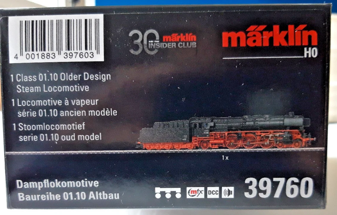 Märklin 39760 BR 01 10 DB Insider Club 2023