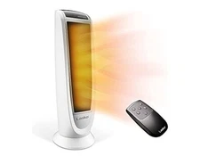 Lasko 5165 Oscillating Ceramic Tower Heater White 1500W Digital