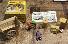 1983 Kenner Indiana Jones Streets of Cairo Playset BOX INSTRUCTIONS 99 Complete