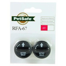 2 Pk PetSafe Replacement RFA-67 6-Volt Lithium Batteries