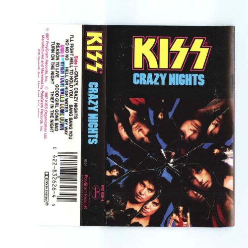 Crazy Nights by Kiss (Cassette, Sep-1990, Island/Mercury) - Picture 1 of 1