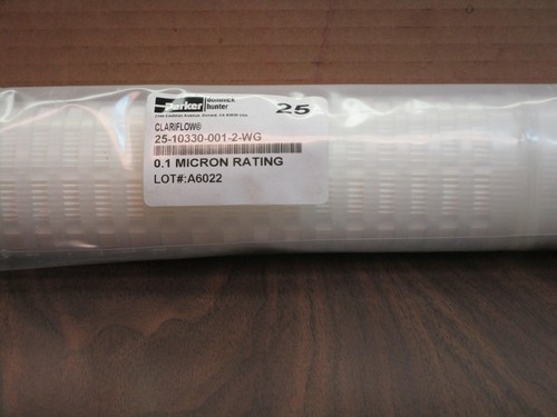 PARKER 25-10330-001-2-WG 25103300012WG CLARIFLOW FILTER CARTRIGE 0.1 MICRON - Picture 2 of 4