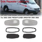 Left+Right Turn Signal Lamp Fender Light Lens For DODGE SPRINTER 2500 3500 03-06