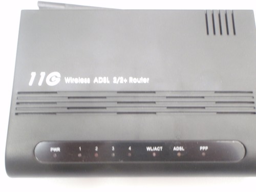 ADSL2+ MODEM ROUTER WIRELESS 11G NETWORK LAN ADSL 4-PORT IEEE TI8511G-3 4PORT - Picture 2 of 9
